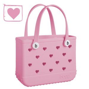 Pink Heart Tote Bag
